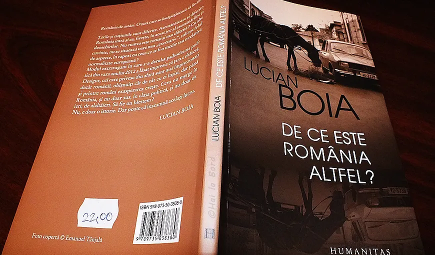 „De ce este România altfel”, de Lucian Boia, printre cele mai furate cărţi din librării, în 2013