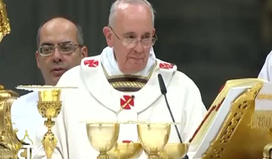 Mii de pelerini au participat la PRIMA SLUJBĂ DE CRĂCIUN oficiată de Papa Francisc la Vatican VIDEO