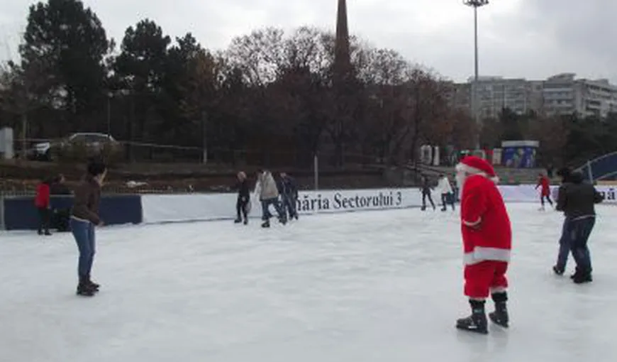 Un nou patinoar s-a deschis sâmbătă în Bucureşti. Accesul este GRATUIT