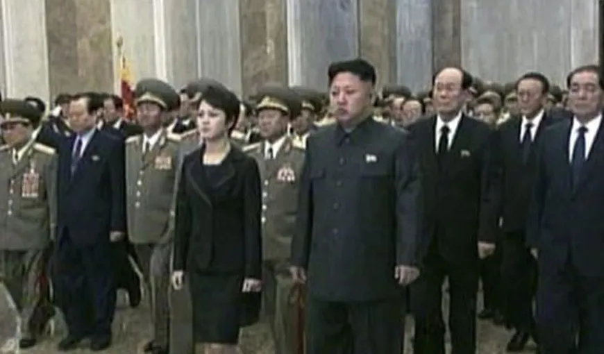 Soţia lui Kim Jong-Un apare la ceremonia de comemorare a iubitului conducător Kim Jong-Il