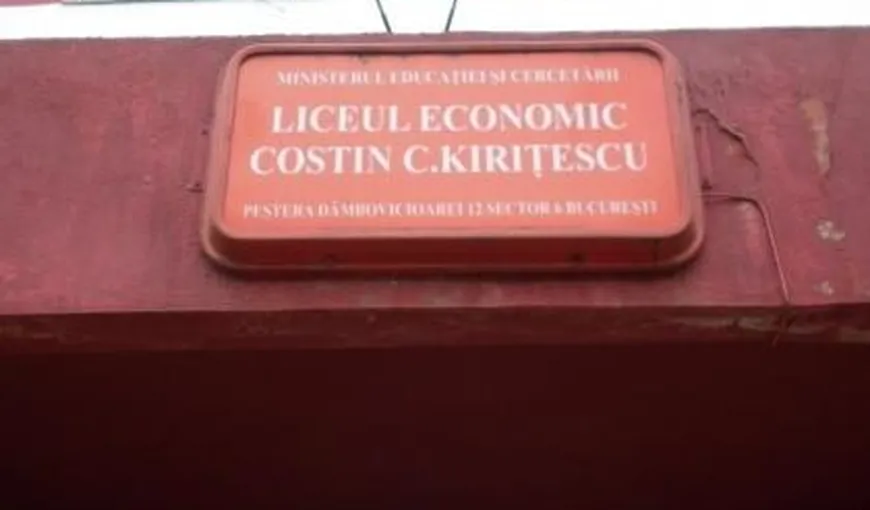 Două profesoare, acuzate de colectă la Colegiul Kiriţescu din Bucureşti