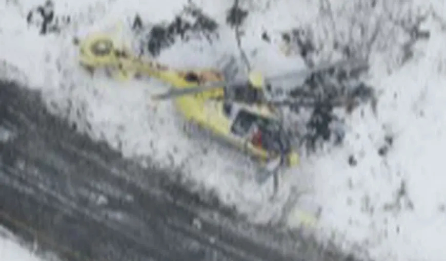 Un elicopter-ambulanţă A FOST FILMAT în timp ce se PRĂBUŞEA mergând în misiune de salvare VIDEO