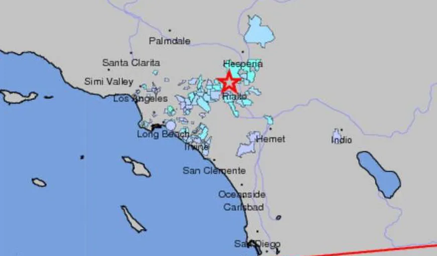 Cutremur de pământ, de 4.4, în California