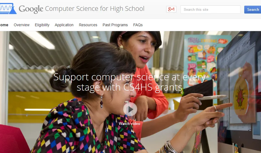 Google finanţează proiecte de promovare a ştiinţelor informatice în licee şi şcoli
