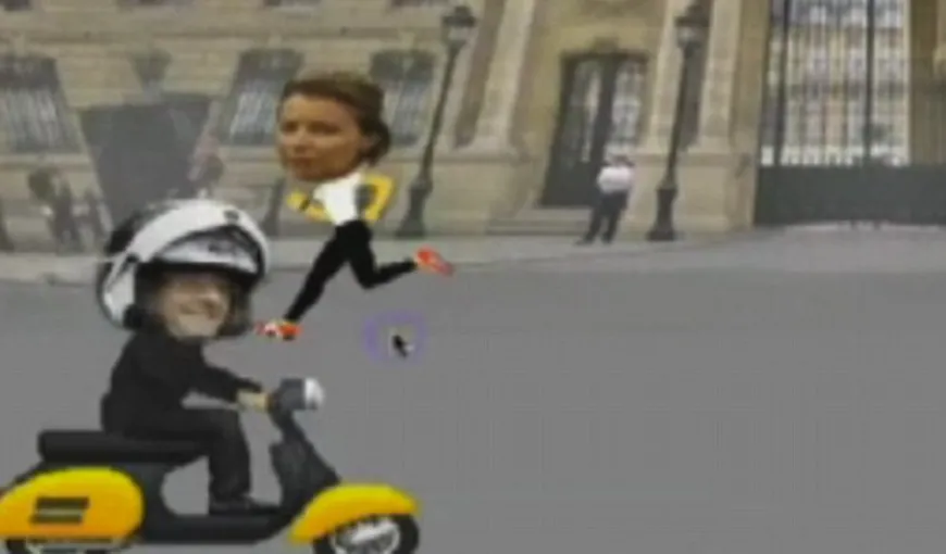 Relaţia SECRETĂ a preşedintelui Francois Hollande cu actriţa Julie Gayet a ajuns JOC VIDEO pe Internet