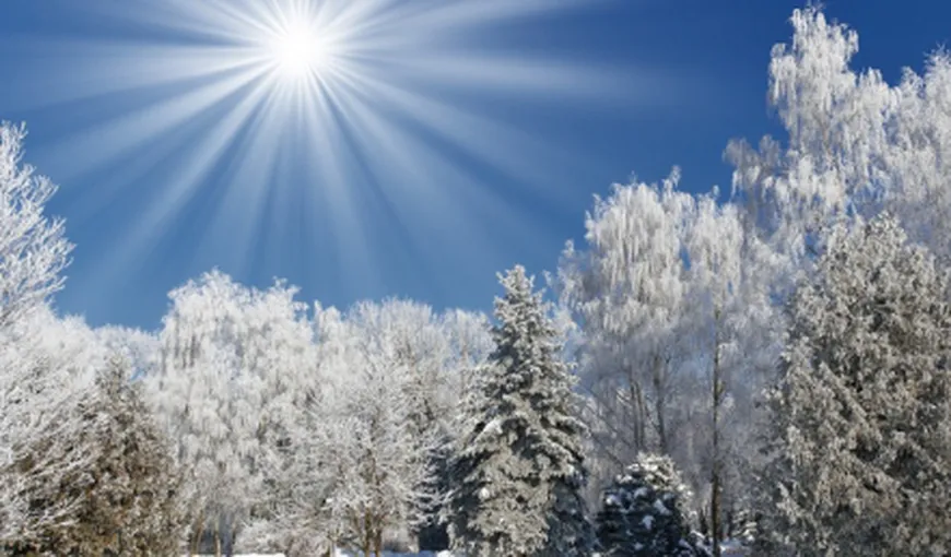 PROGNOZA METEO: Temperaturi primăvăratice în prima decadă din ianuarie