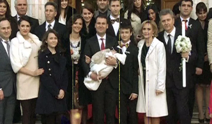 Primarul Robert Negoiţă şi-a botezat cel de-al treilea fiu VIDEO