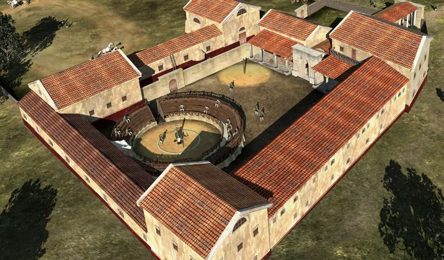O şcoală de gladiatori romană descoperită lângă Viena, reconstruită de arheologi