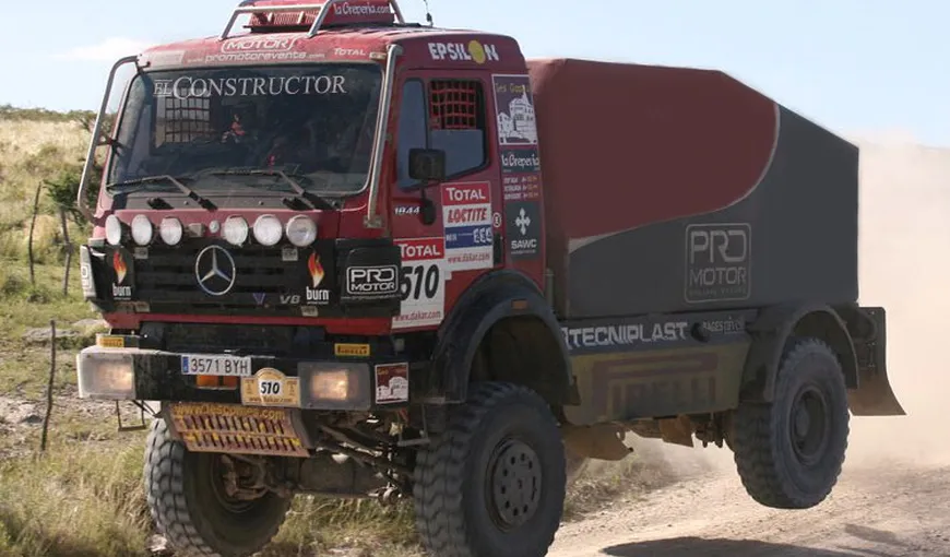 1,4 tone de cocaină într-un camion din Raliul Dakar