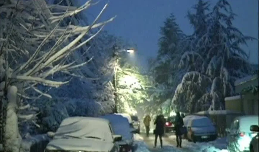 O parte din Slovenia, paralizată de ninsorile abundente: „E o catastrofă naturală de mare amploare”