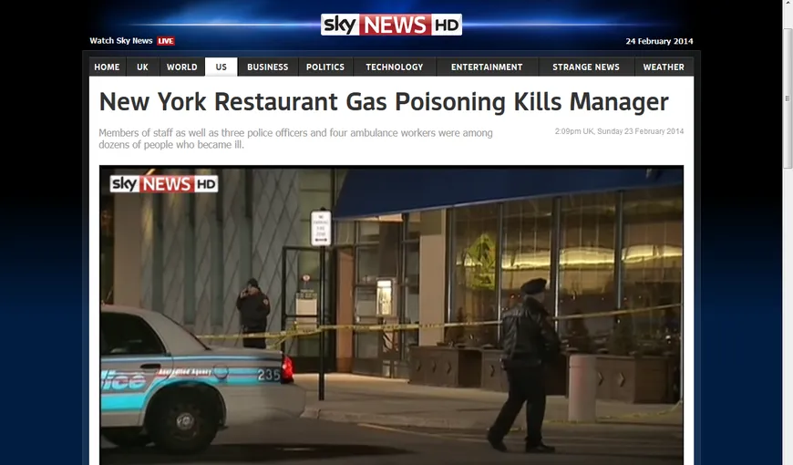 Restaurantul UCIGAŞ: O persoană a murit şi 28 au fost intoxicate cu monoxid de carbon