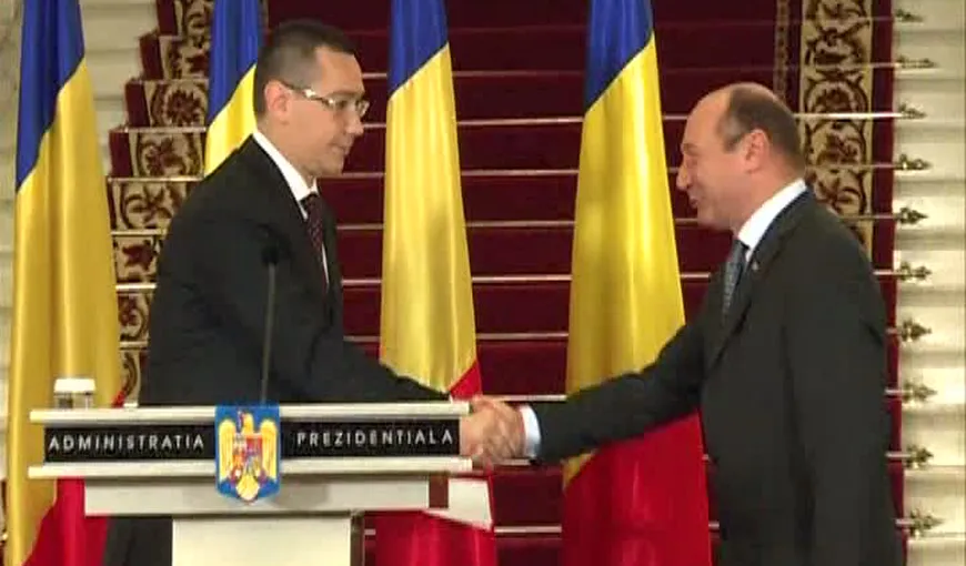 Traian Băsescu: Îl felicit pe Ponta pentru creşterea economică dacă mă felicită şi el pe mine