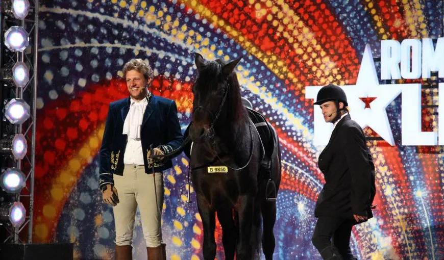 ROMÂNII AU TALENT 2014: Cascadorul care vrea marele premiu pentru calul său