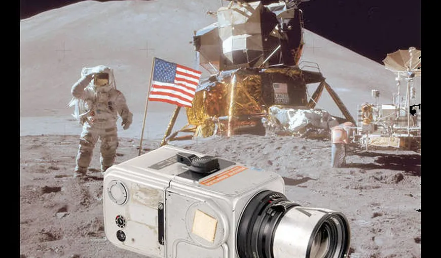 Singurul aparat foto adus de pe Lună pe Pământ s-a vândut la licitaţie cu o sumă imensă