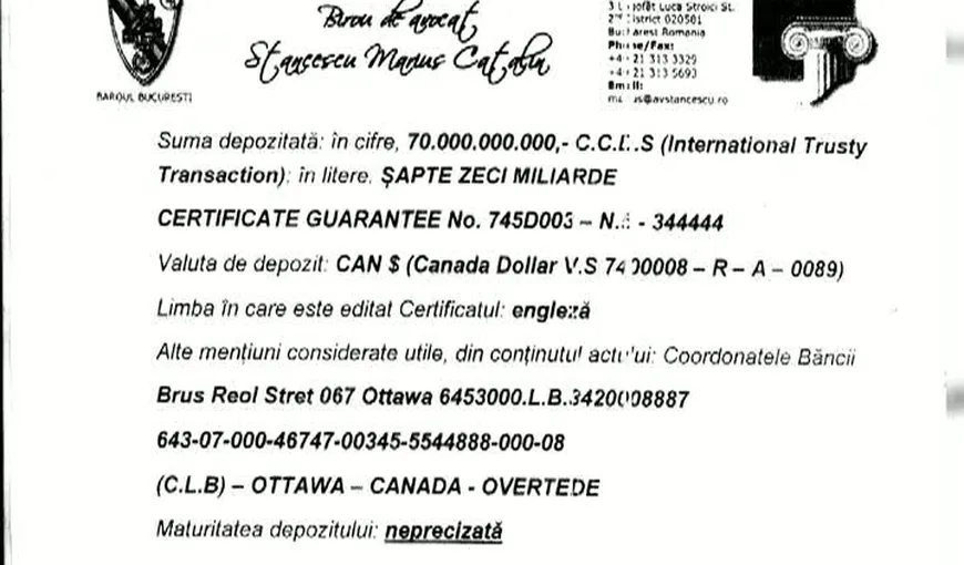 Anchetă explozivă despre conturile lui Ceauşescu. 70 de miliarde de dolari, ascunse în Canada