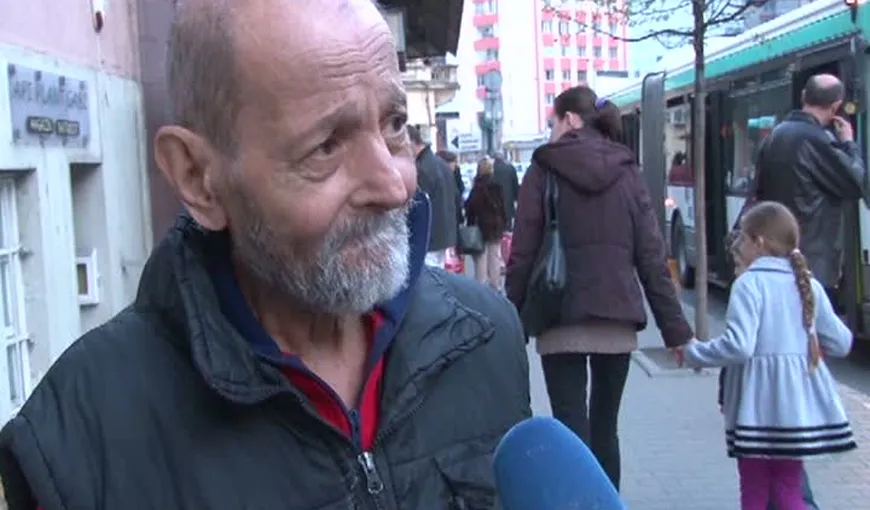 Un bolnav de 71 de ani a ajuns în stradă, ignorat de primăria din Cluj-Napoca VIDEO