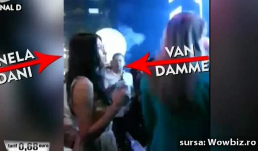 Ziua şi beţia. Înconjurat de femei, Van Damme a petrecut o noapte de pomină în Capitală VIDEO