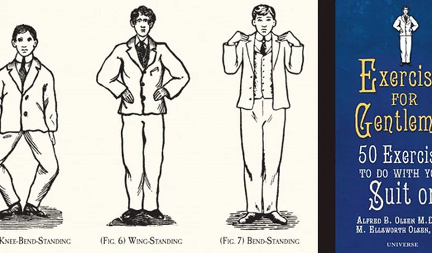 SPORT în costum. Ce exerciţii făceau bărbaţii la birou la începutul mileniului trecut