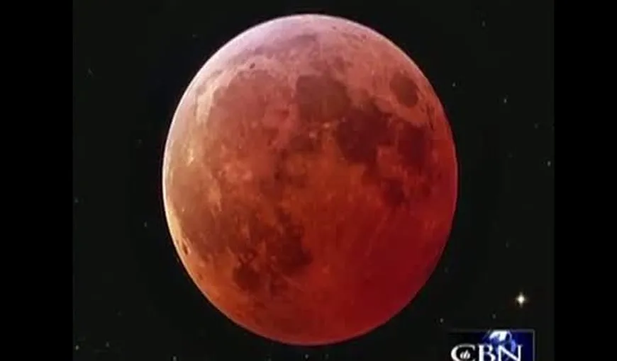 Fenomen spectaculos pe cer: Luna va fi sângerie