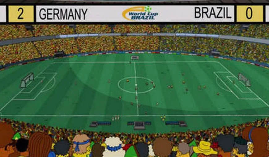 CM 2014. Familia Simpson anticipează că Germania va fi campioană mondială. Vezi secvenţe de la finală