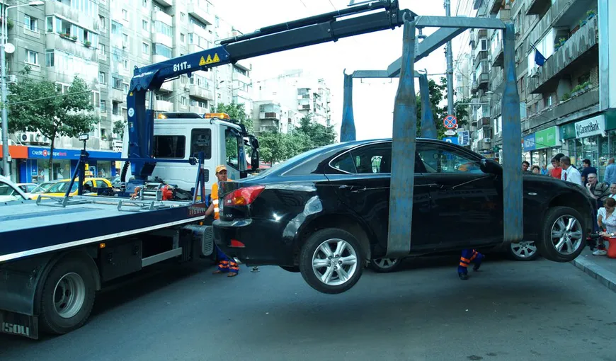 Tribunalul Bucureşti a ANULAT procedura de ridicare a vehiculelor parcate neregulamentar
