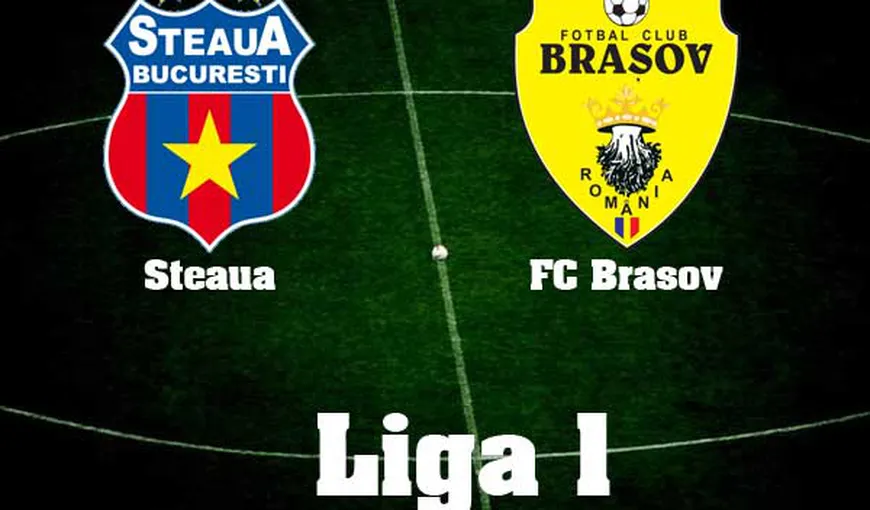 STEAUA – BRASOV LIVE, ora 20.00, DOLCE SPORT: Totul despre derby-ul rundei