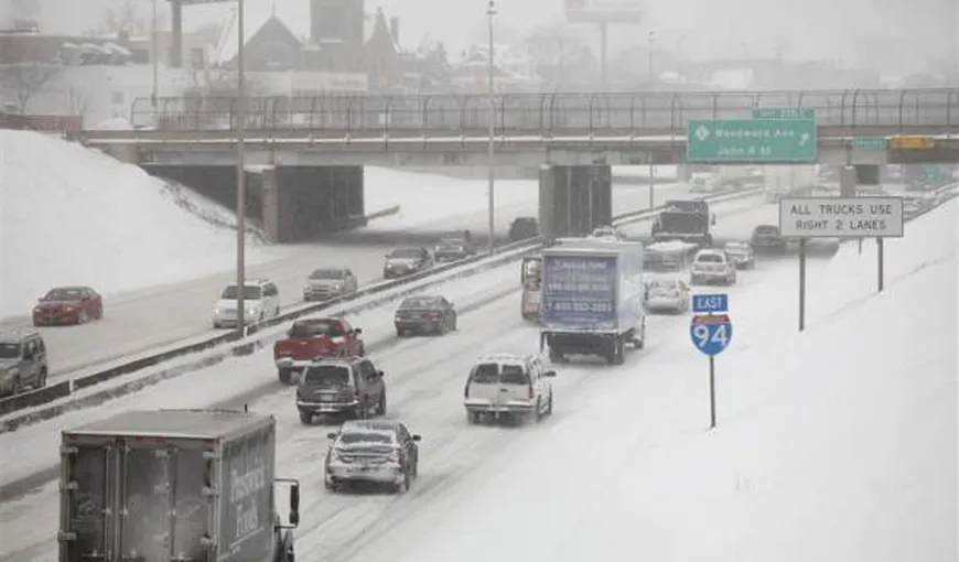 Furtună de zăpadă în SUA: Şcolile au fost închise VIDEO