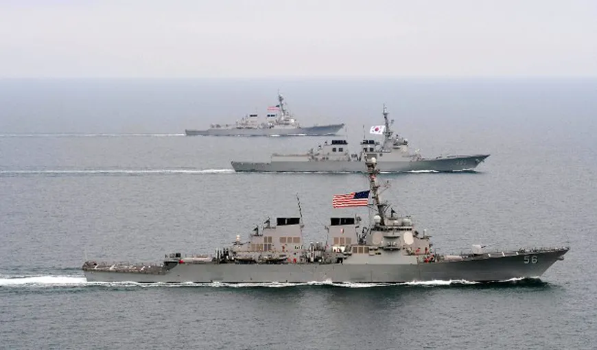 SUA vor trimite două nave antirachetă suplimentare în Japonia pentru a răspunde ameninţării nord-coreene