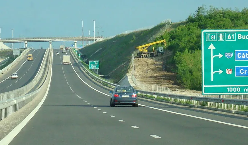 RESTRICŢII de circulaţie pe autostrada A1 Bucureşti-Piteşti