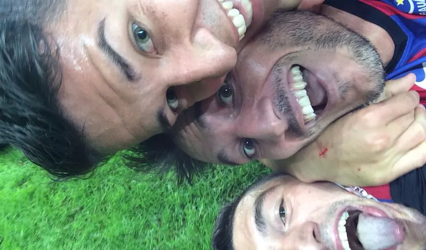 IMAGINEA ANULUI la STEAUA. Selfie FABULOS după al doilea gol cu OŢELUL