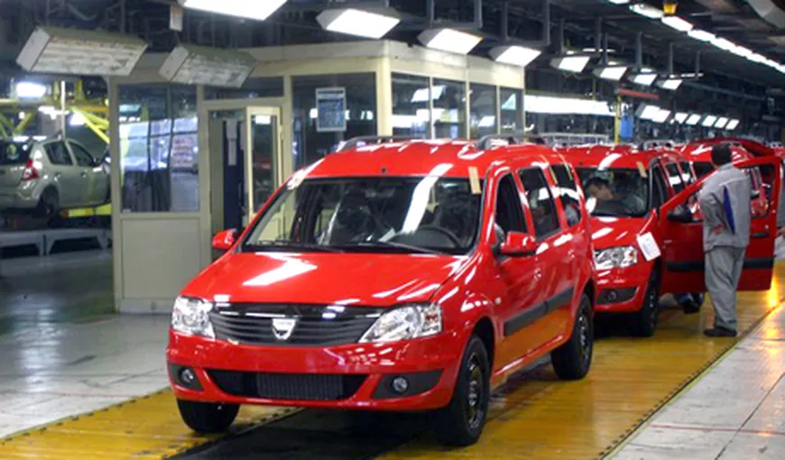 Uzina Dacia de la Mioveni a produs maşina cu numărul 5 milioane