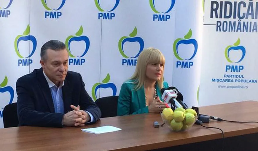 Elena Udrea: PMP va susţine un candidat unic la prezidenţiale doar dacă acesta e Cristian Diaconescu