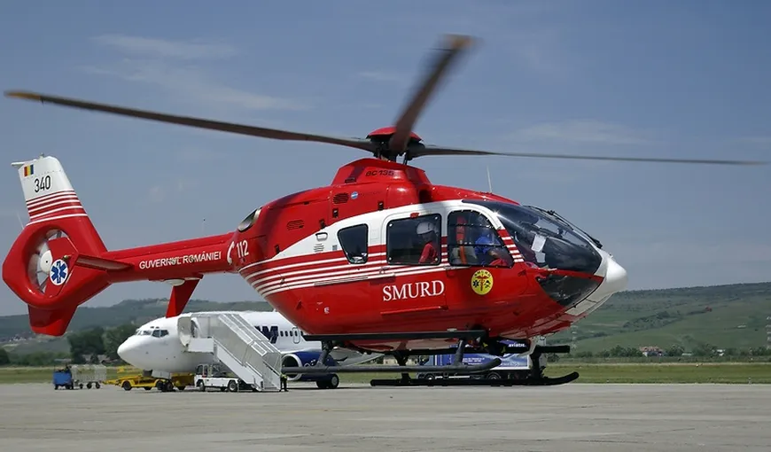 Un elicopter SMURD, solicitat să transporte la Cluj-Napoca bebeluşi născuţi cu complicaţii