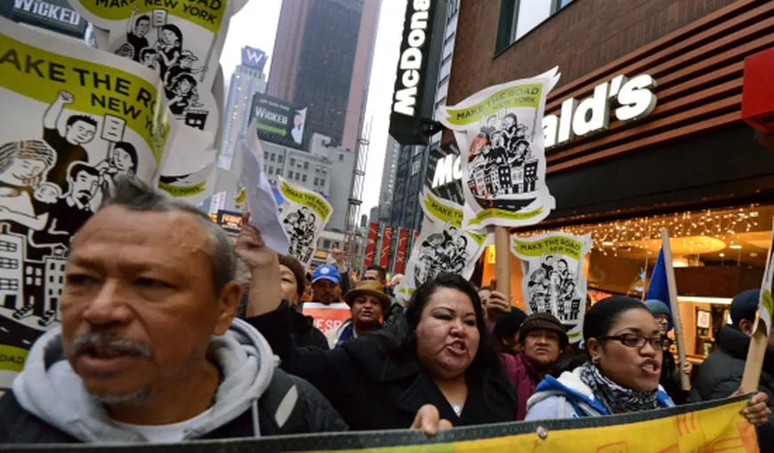 Protest mondial al angajaţilor lanţurilor de restaurante fast-food, pe 15 mai. Şi McDonald’s este afectat