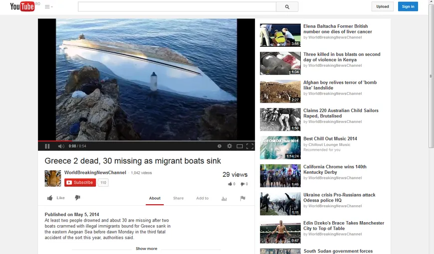 Tragedie în Egee: Două vapoare cu ZECI de oameni s-au scufundat. Cel puţin doi morţi VIDEO