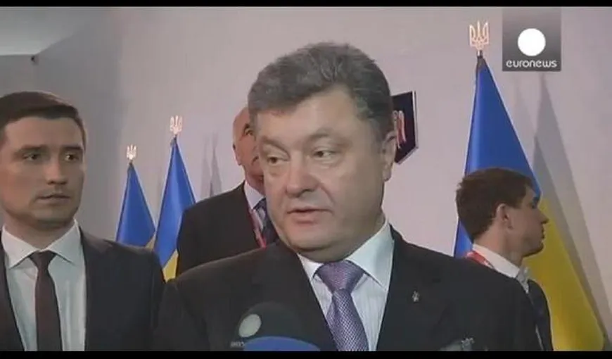 Alegeri în Ucraina: Poroşenko se angajează să urmeze calea integrării europene. Vrea alegeri parlamentare