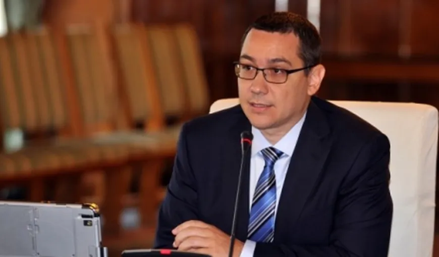 ALEGERI EUROPARLAMENTARE 2014: Ponta suspendă campania electorală din cauza inundaţiilor VIDEO