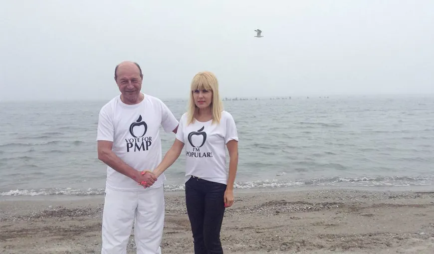 Liderii PMP defilează cu Traian Băsescu pe post de brand politic VIDEO