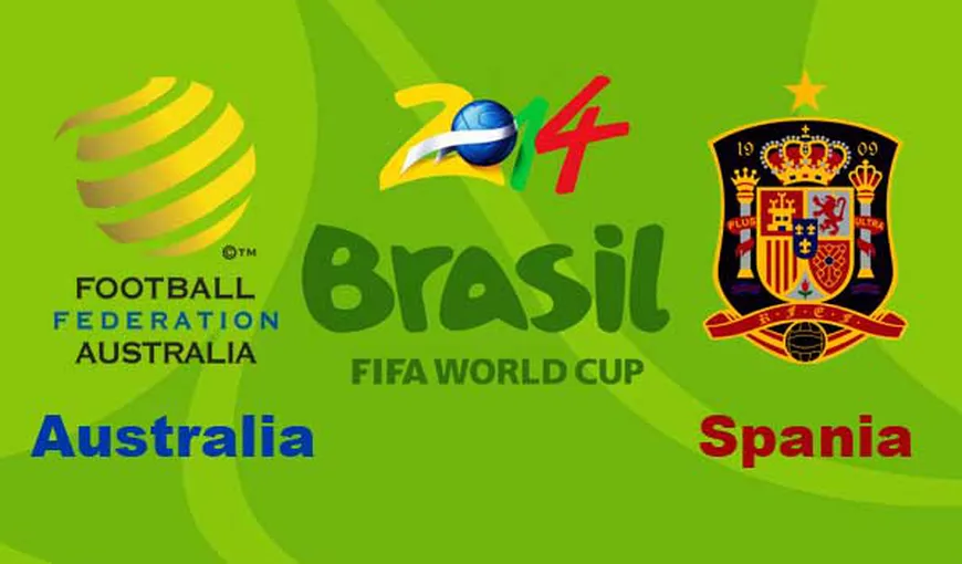 AUSTRALIA – SPANIA 0-3: Meciul de adio!