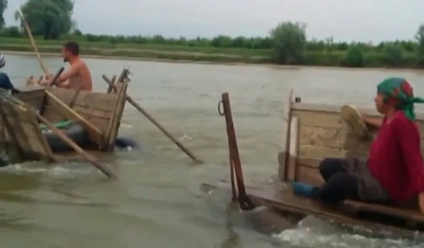 Scandal după TRAGEDIA din Jiu. Pescarul care a filmat moartea celor doi soţi, bătut de supravieţuitor VIDEO
