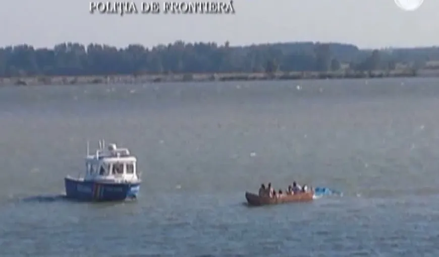 Operaţiune DRAMATICĂ pe Dunăre. Şase copii au fost salvaţi de la înec de poliţiştii de frontieră VIDEO