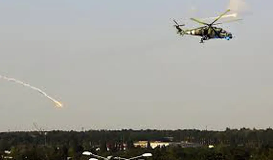 ARMISTIŢIU ÎNCĂLCAT ÎN UCRAINA. Elicopter militar, DOBORÂT de insurgenţi. Nouă persoane AU MURIT