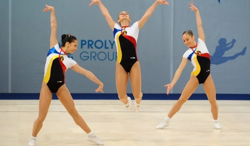 GIMNASTICĂ AEROBICĂ. România a cucerit trei medalii de aur şi două de argint la Mondialele de la Cancun