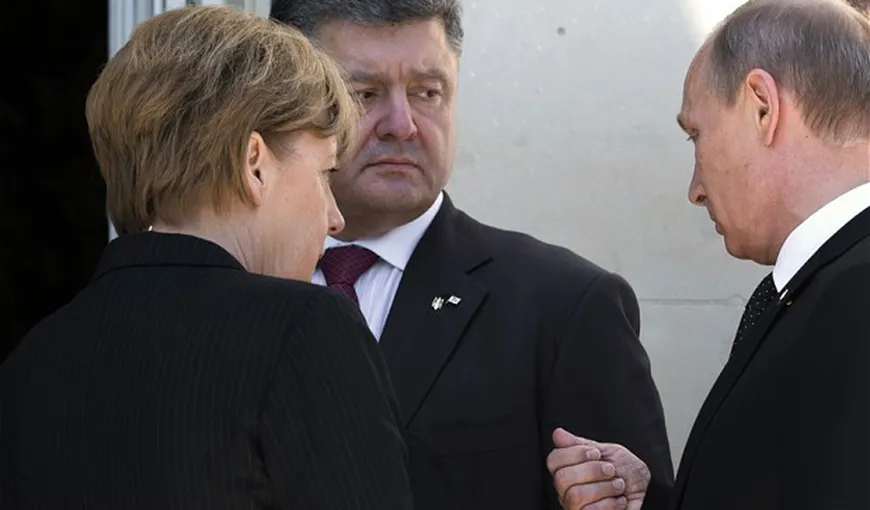 Putin a discutat cu preşedintele Poroşenko despre încheierea vărsării de sânge din Ucraina