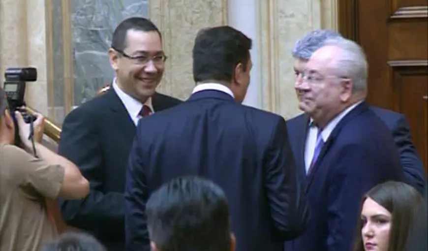 Victor Ponta şi Puiu Haşotti, GLUME la Senat pe tema candidatului la Cotroceni