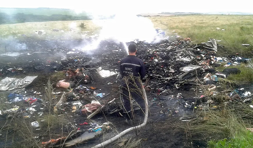196 de cadavre ale victimelor accidentului aviatic din Ucraina, duse de separatişti într-o locație necunoscută