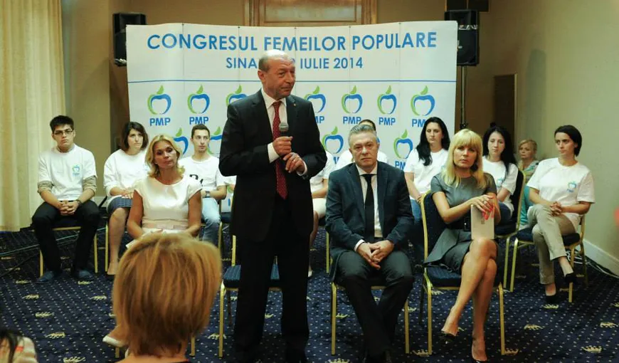 Băsescu sfidează din nou Constituţia implicându-se în campania PMP