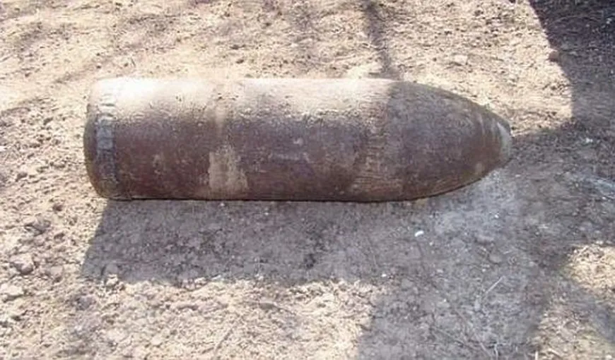 PERICOL de EXPLOZIE în Gorj. O bombă cu focos a fost descoperită în Defileul Jiului