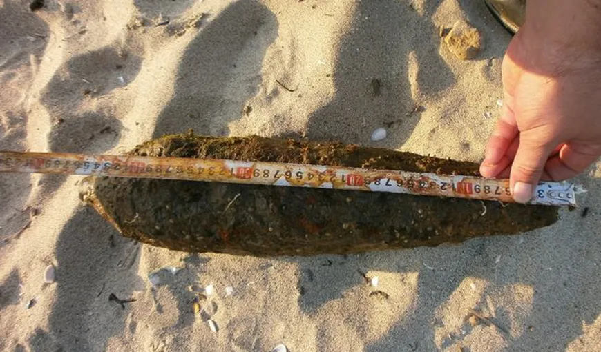 Alertă pe litoralul bulgăresc. O BOMBĂ, descoperită pe litoral, la câteva metri de plajă