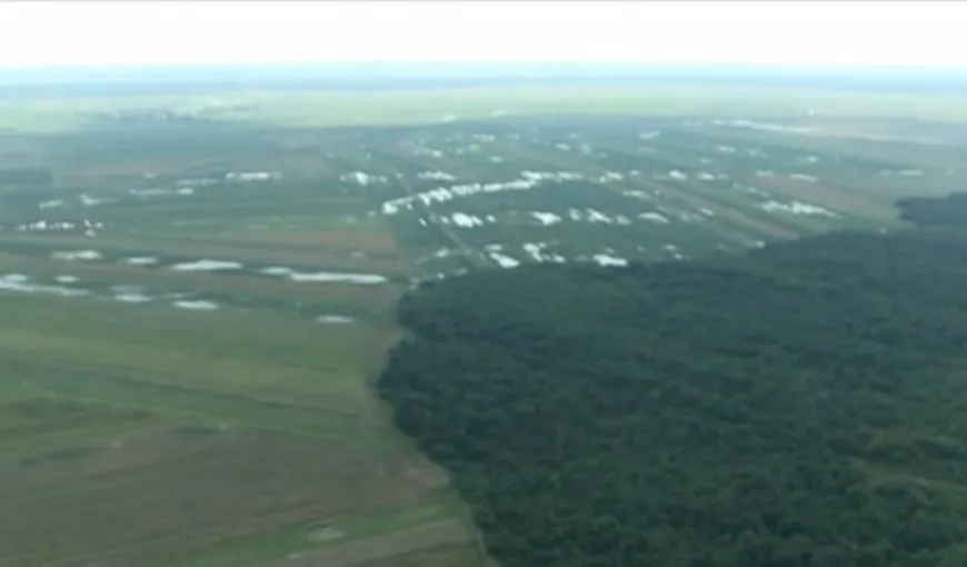 IMAGINEA DEZASTRULUI: Filmări din elicopterul MAI deasupra zonelor inundate VIDEO